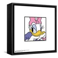 Gallery Pops Disney Mickey and Friends - Daisy Duck Expressions Smiling Wall Art-Trends International-Framed Stretched Canvas