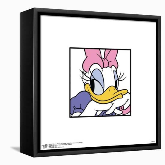 Gallery Pops Disney Mickey and Friends - Daisy Duck Expressions Smiling Wall Art-Trends International-Framed Stretched Canvas