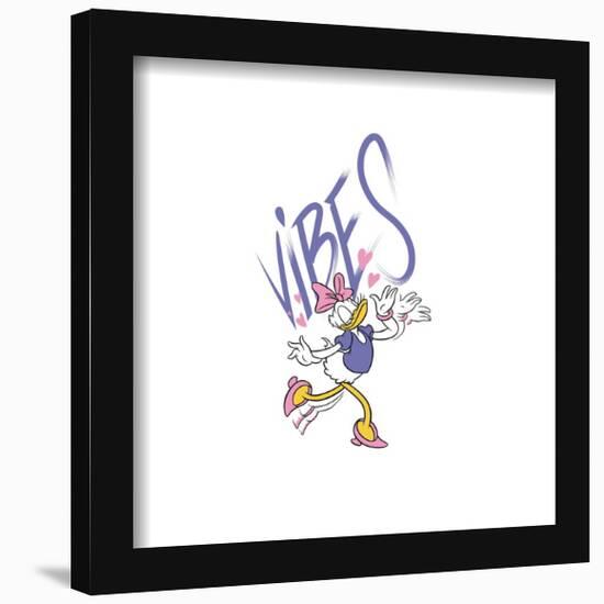 Gallery Pops Disney Mickey and Friends - Daisy Duck Vibes Wall Art-Trends International-Framed Gallery Pops