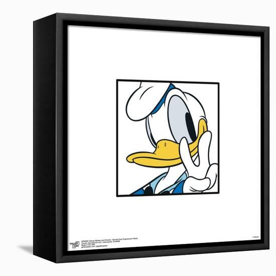 Gallery Pops Disney Mickey and Friends - Donald Duck Expressions Peace Wall Art-Trends International-Framed Stretched Canvas