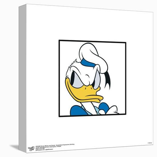 Gallery Pops Disney Mickey and Friends - Donald Duck Expressions Smirking Wall Art-Trends International-Stretched Canvas