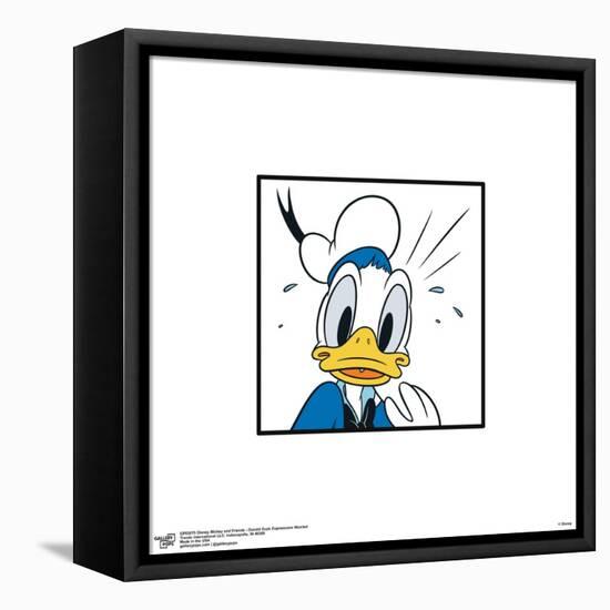 Gallery Pops Disney Mickey and Friends - Donald Duck Expressions Worried Wall Art-Trends International-Framed Stretched Canvas