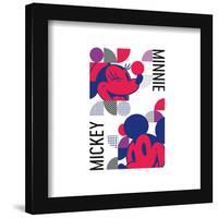 Gallery Pops Disney Mickey and Friends - Geo Play Mickey and Minnie Wall Art-Trends International-Framed Gallery Pops