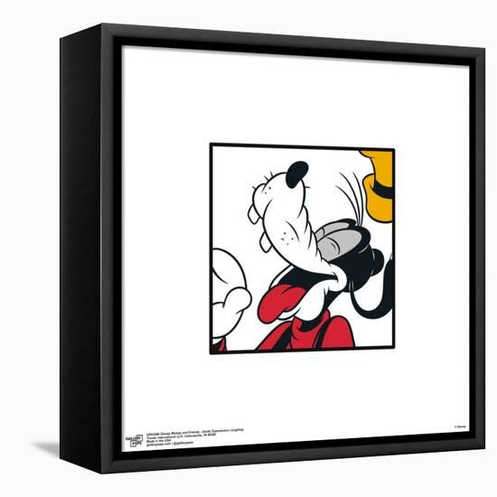 Gallery Pops Disney Mickey and Friends - Goofy Expressions Laughing Wall Art-Trends International-Framed Stretched Canvas