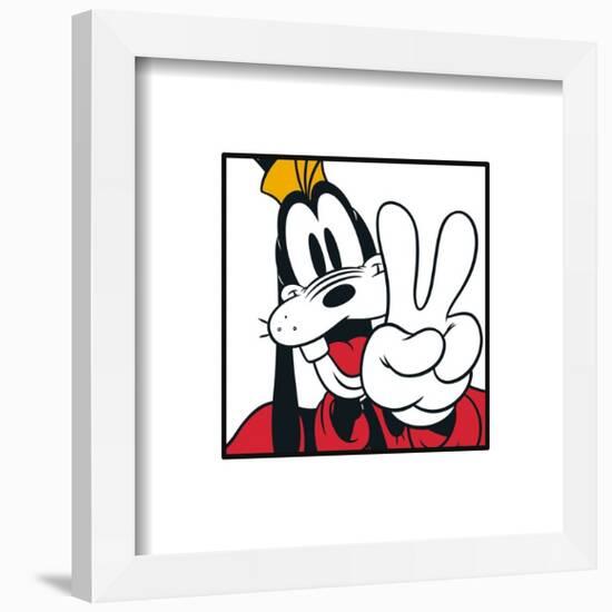 Gallery Pops Disney Mickey and Friends - Goofy Expressions Peace Wall Art-Trends International-Framed Gallery Pops