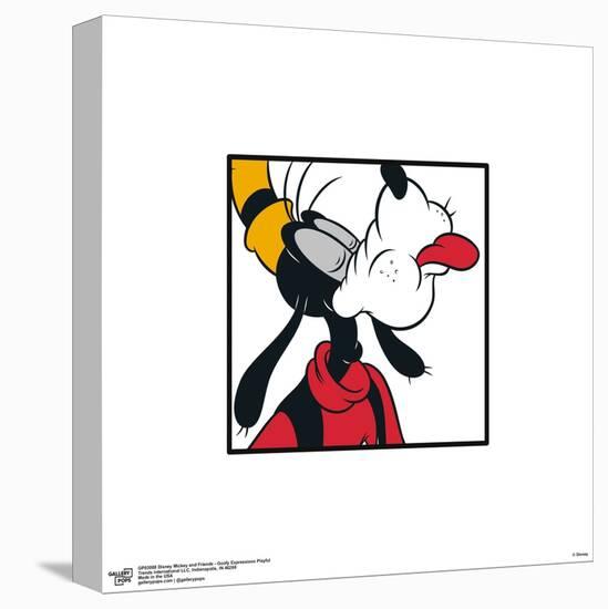 Gallery Pops Disney Mickey and Friends - Goofy Expressions Playful Wall Art-Trends International-Stretched Canvas
