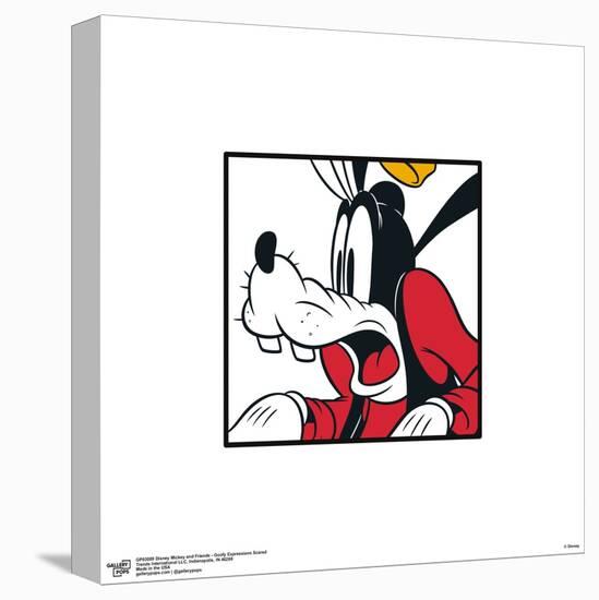 Gallery Pops Disney Mickey and Friends - Goofy Expressions Scared Wall Art-Trends International-Stretched Canvas