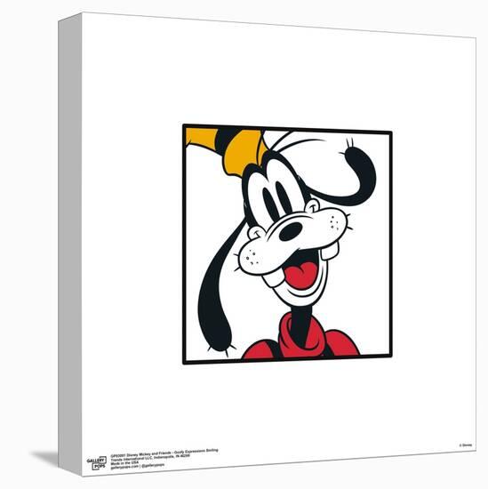 Gallery Pops Disney Mickey and Friends - Goofy Expressions Smiling Wall Art-Trends International-Stretched Canvas