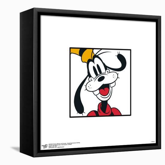 Gallery Pops Disney Mickey and Friends - Goofy Expressions Smiling Wall Art-Trends International-Framed Stretched Canvas