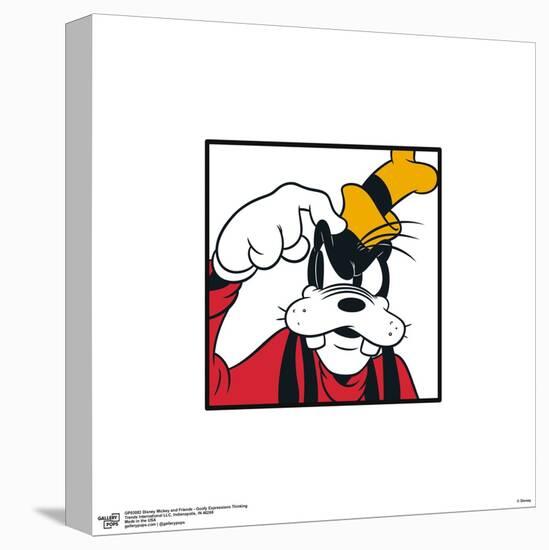 Gallery Pops Disney Mickey and Friends - Goofy Expressions Thinking Wall Art-Trends International-Stretched Canvas