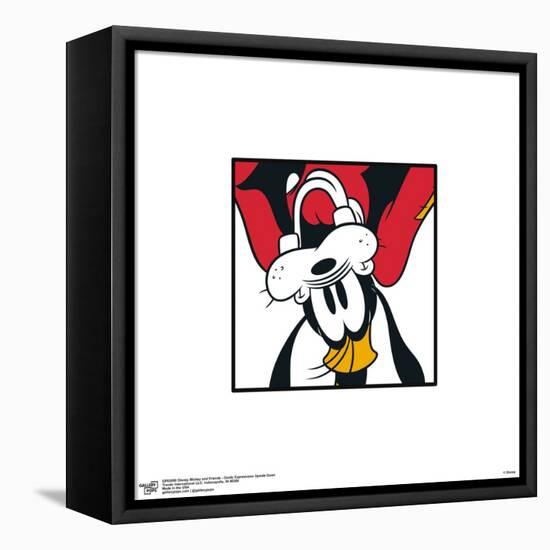 Gallery Pops Disney Mickey and Friends - Goofy Expressions Upside Down Wall Art-Trends International-Framed Stretched Canvas