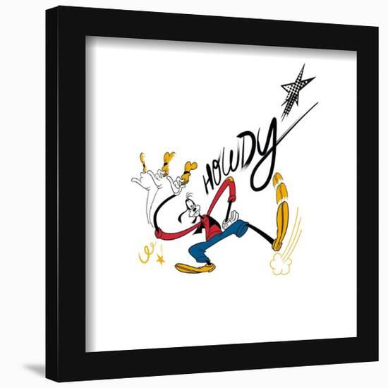 Gallery Pops Disney Mickey and Friends - Goofy Howdy Wall Art-Trends International-Framed Gallery Pops