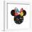 Gallery Pops Disney Mickey and Friends - Ink & Scribble Minnie Mouse Ears Wall Art-Trends International-Framed Gallery Pops
