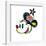 Gallery Pops Disney Mickey and Friends - Ink & Scribble Minnie Mouse Face Wall Art-Trends International-Framed Gallery Pops