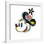 Gallery Pops Disney Mickey and Friends - Ink & Scribble Minnie Mouse Face Wall Art-Trends International-Framed Gallery Pops