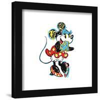 Gallery Pops Disney Mickey and Friends - Ink & Scribble Minnie Mouse Pose Wall Art-Trends International-Framed Gallery Pops