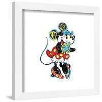 Gallery Pops Disney Mickey and Friends - Ink & Scribble Minnie Mouse Pose Wall Art-Trends International-Framed Gallery Pops