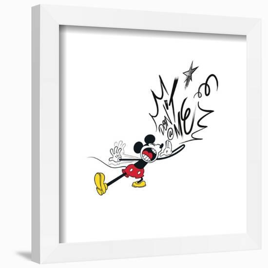 Gallery Pops Disney Mickey and Friends - Mickey Mouse Don't Wall Art-Trends International-Framed Gallery Pops
