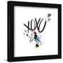 Gallery Pops Disney Mickey and Friends - Minnie Mouse XOXO Wall Art-Trends International-Framed Gallery Pops