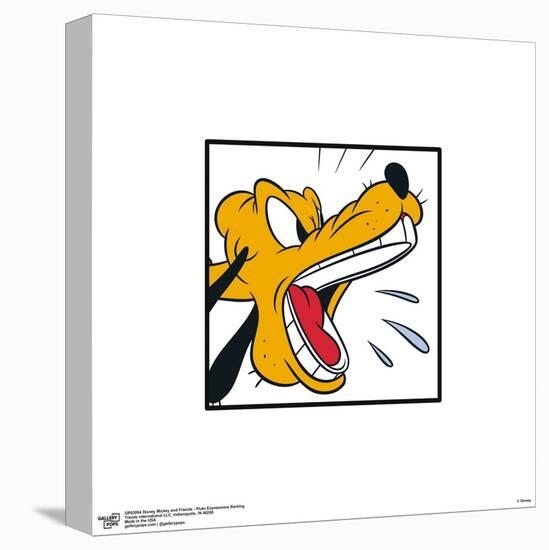 Gallery Pops Disney Mickey and Friends - Pluto Expressions Barking Wall Art-Trends International-Stretched Canvas