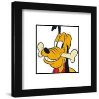 Gallery Pops Disney Mickey and Friends - Pluto Expressions Bone Wall Art-Trends International-Framed Gallery Pops