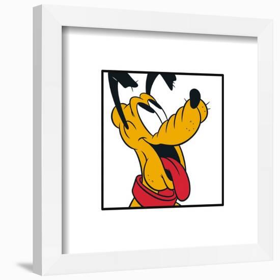 Gallery Pops Disney Mickey and Friends - Pluto Expressions Happy Wall Art-Trends International-Framed Gallery Pops