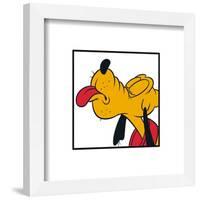 Gallery Pops Disney Mickey and Friends - Pluto Expressions Playful Wall Art-Trends International-Framed Gallery Pops