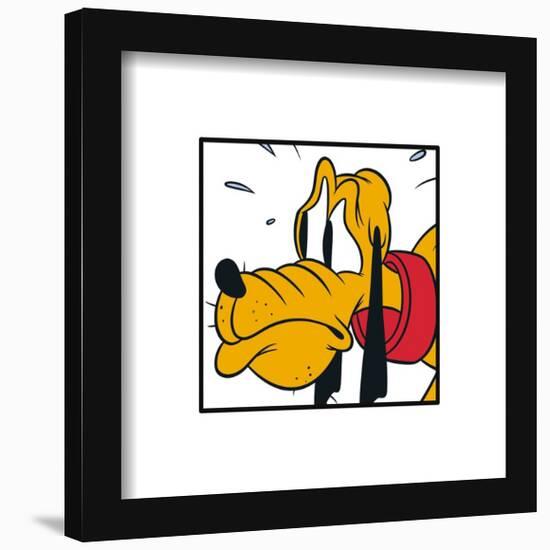 Gallery Pops Disney Mickey and Friends - Pluto Expressions Worried Wall Art-Trends International-Framed Gallery Pops