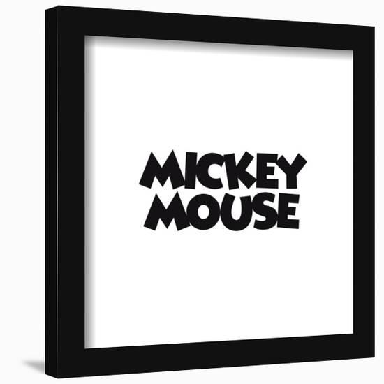 Gallery Pops Disney Mickey Mouse - Logo Wall Art-Trends International-Framed Gallery Pops