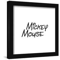 Gallery Pops Disney Mickey Mouse - Mickey Mouse Script Logo Wall Art-Trends International-Framed Gallery Pops
