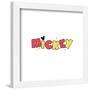 Gallery Pops Disney Mickey Mouse - Mickey Text Logo Wall Art-Trends International-Framed Gallery Pops