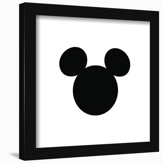 Gallery Pops Disney Mickey Mouse - Mouse Ears Black Wall Art-Trends International-Framed Gallery Pops