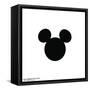 Gallery Pops Disney Mickey Mouse - Mouse Ears Black Wall Art-Trends International-Framed Stretched Canvas
