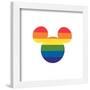 Gallery Pops Disney Mickey Mouse - Mouse Ears Pride Wall Art-Trends International-Framed Gallery Pops