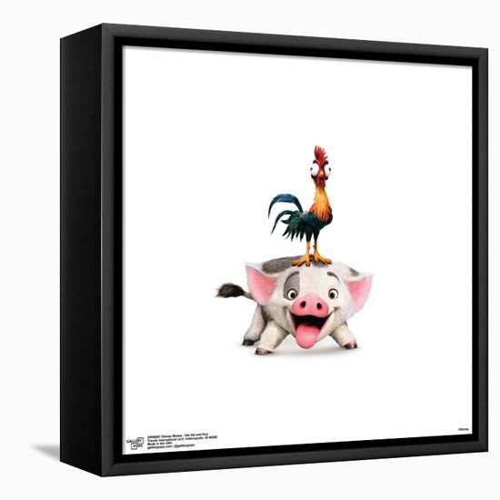 Gallery Pops Disney Moana - Hei Hei and Pua Wall Art-Trends International-Framed Stretched Canvas