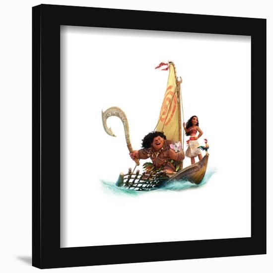 Gallery Pops Disney Moana - Into The Waves Wall Art-Trends International-Framed Gallery Pops