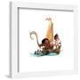 Gallery Pops Disney Moana - Into The Waves Wall Art-Trends International-Framed Gallery Pops