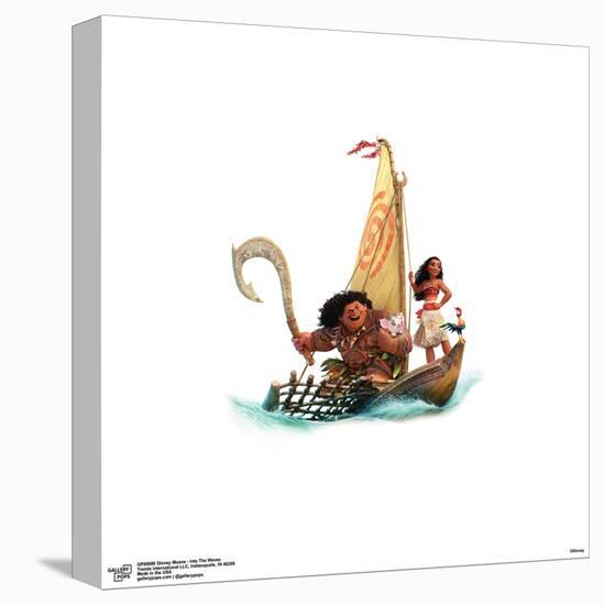Gallery Pops Disney Moana - Into The Waves Wall Art-Trends International-Stretched Canvas