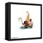 Gallery Pops Disney Moana - Into The Waves Wall Art-Trends International-Framed Stretched Canvas