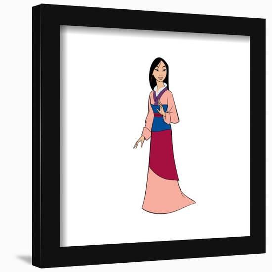 Gallery Pops Disney Mulan - Mulan Hanfu Dress Wall Art-Trends International-Framed Gallery Pops