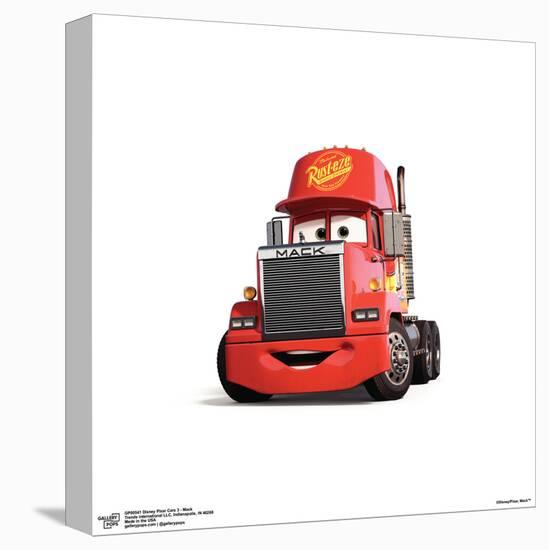 Gallery Pops Disney Pixar Cars 3 - Mack Wall Art-Trends International-Stretched Canvas