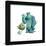 Gallery Pops Disney Pixar Monsters Inc. - Mike and Sully Wall Art-Trends International-Framed Gallery Pops