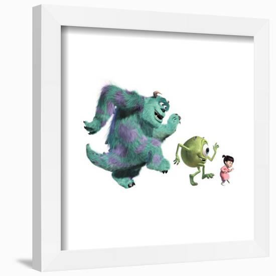 Gallery Pops Disney Pixar Monsters Inc. - Mike, Sully and Boo Wall Art-Trends International-Framed Gallery Pops