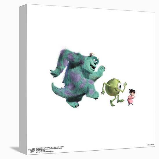 Gallery Pops Disney Pixar Monsters Inc. - Mike, Sully and Boo Wall Art-Trends International-Stretched Canvas