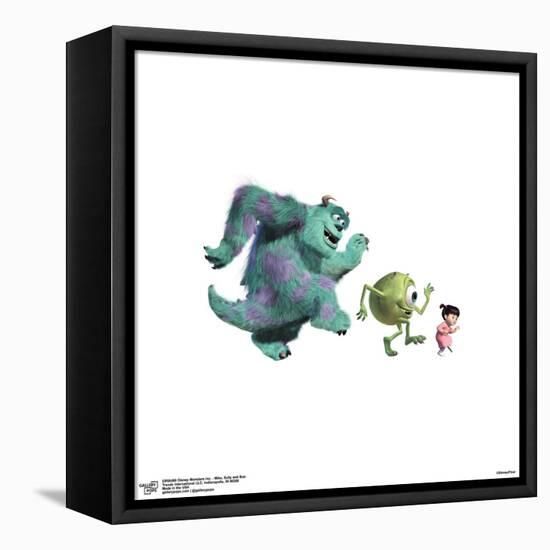 Gallery Pops Disney Pixar Monsters Inc. - Mike, Sully and Boo Wall Art-Trends International-Framed Stretched Canvas