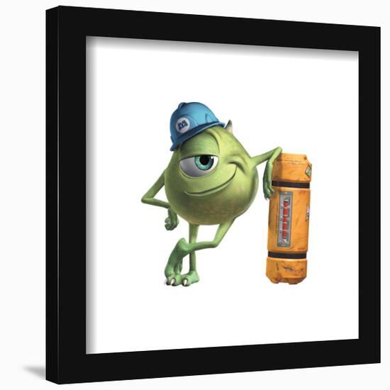 Gallery Pops Disney Pixar Monsters Inc. - Mike With Scream Canister Wall Art-Trends International-Framed Gallery Pops