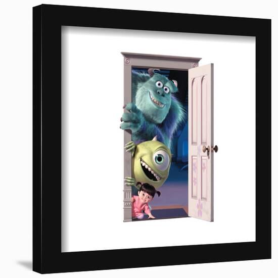 Gallery Pops Disney Pixar Monsters Inc. - Scare Floor Door Wall Art-Trends International-Framed Gallery Pops