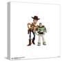 Gallery Pops Disney Pixar Toy Story 4 - Buzz and Woody Wall Art-Trends International-Stretched Canvas