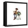 Gallery Pops Disney Pixar Toy Story 4 - Buzz and Woody Wall Art-Trends International-Framed Stretched Canvas