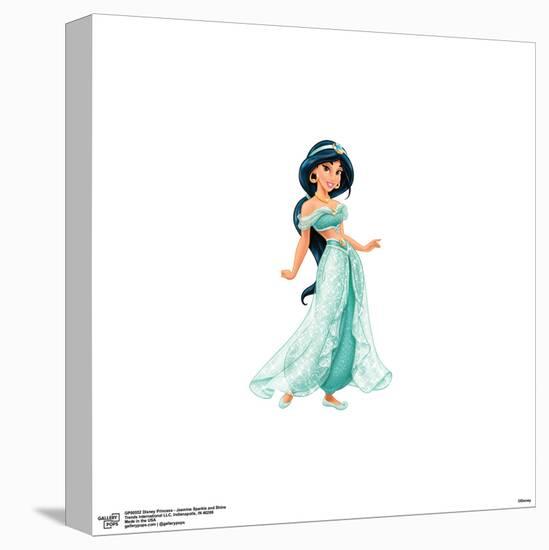 Gallery Pops Disney Princess - Jasmine Sparkle and Shine Wall Art-Trends International-Stretched Canvas